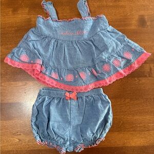 Calvin Klein Jeans Blue and Pink Baby Set